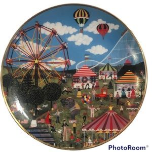 The Franklin Mint Country Carnival By Wooster Scott Decorative Plate